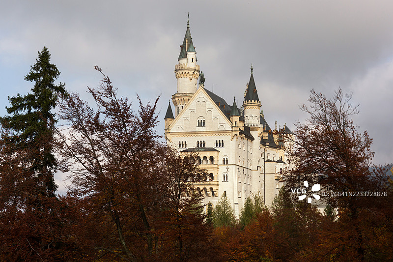 新天鹅堡外观图片素材