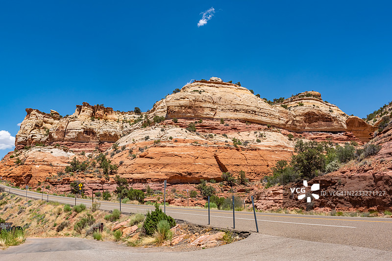 犹他州美国岩石头瞭望台图片素材