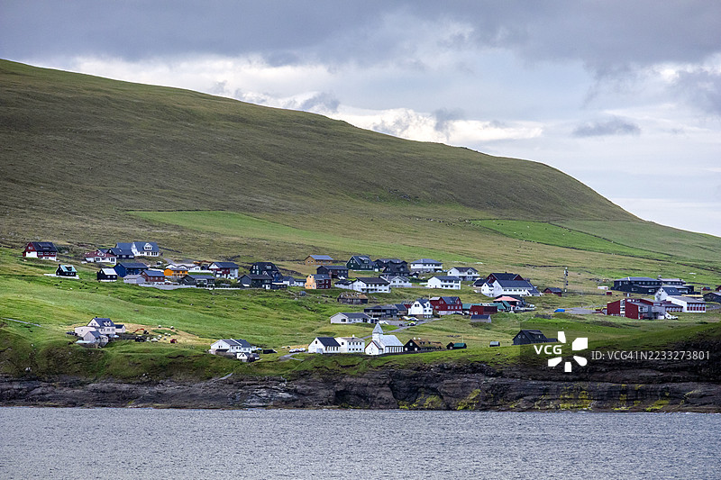 法罗群岛博尔多伊的穆利镇维达雷伊迪图片素材