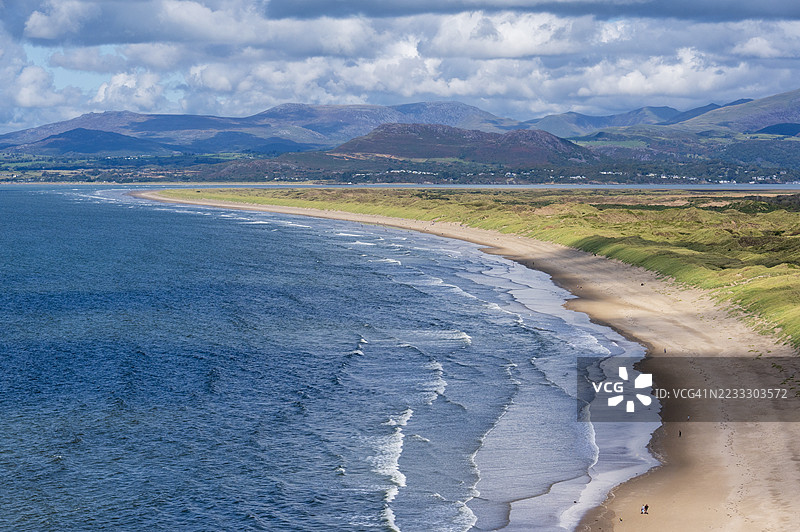 北威尔士海岸线图片素材