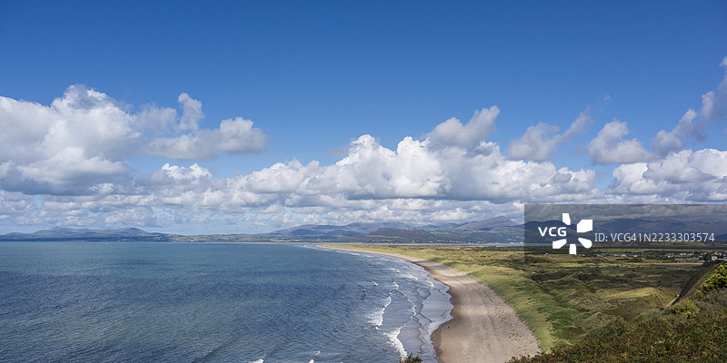 北威尔士海岸线图片素材