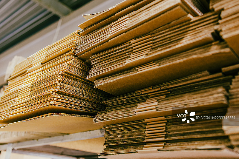 纸箱。图片素材