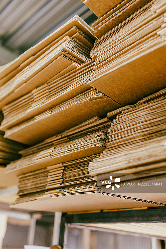 纸箱。图片素材