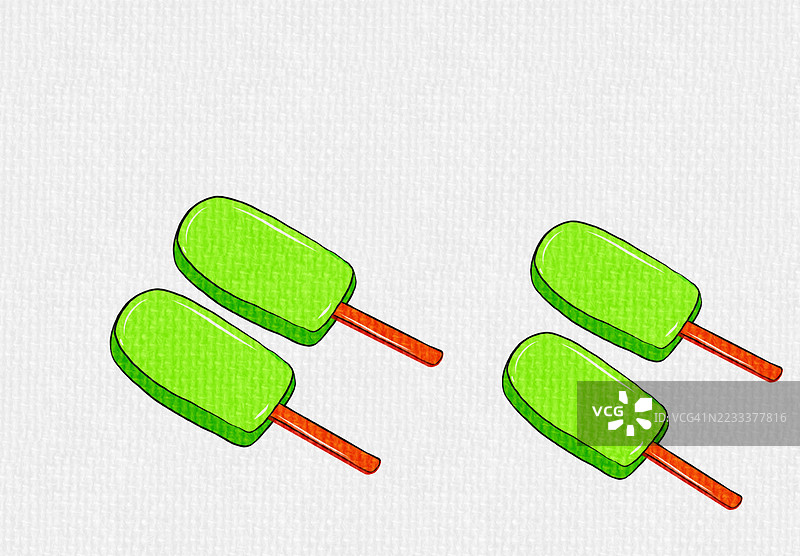 猕猴桃冰淇淋图片素材