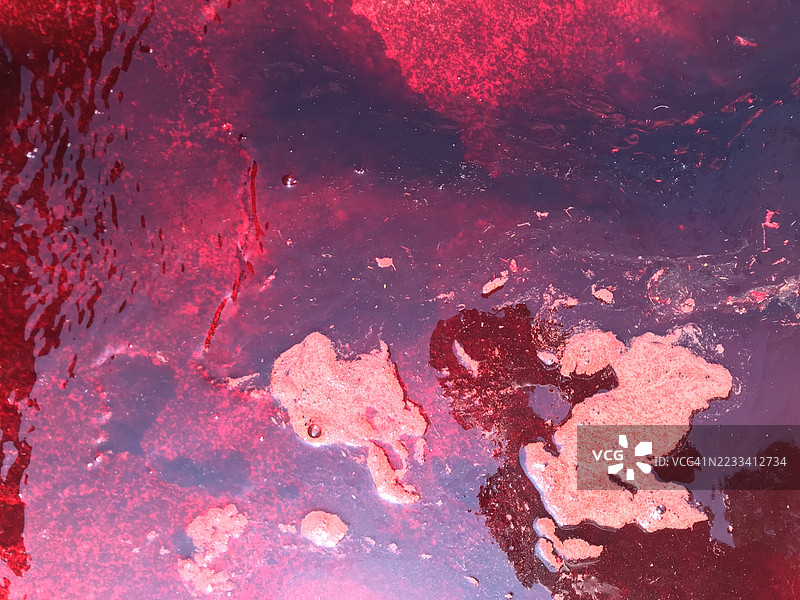 风化红色表面的抽象纹理图片素材