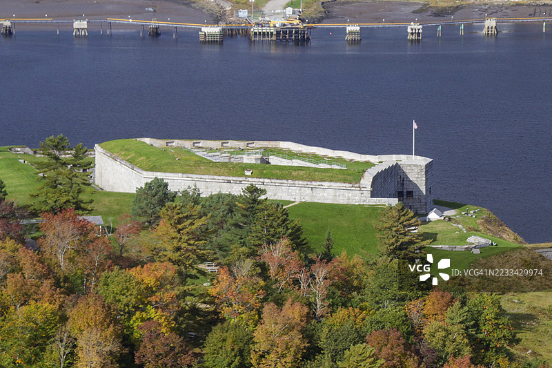 福特诺克守卫佩诺布斯科特峡谷图片素材