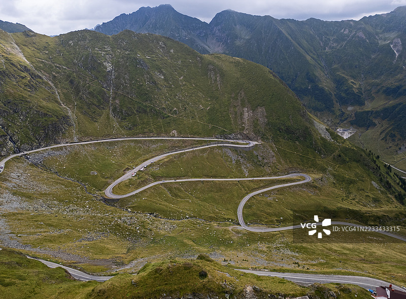 特兰西瓦尼亚的特兰法加拉山公路图片素材