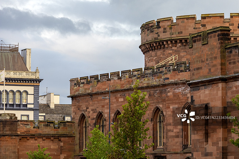 卡莱尔城堡，卡莱尔，英格兰图片素材