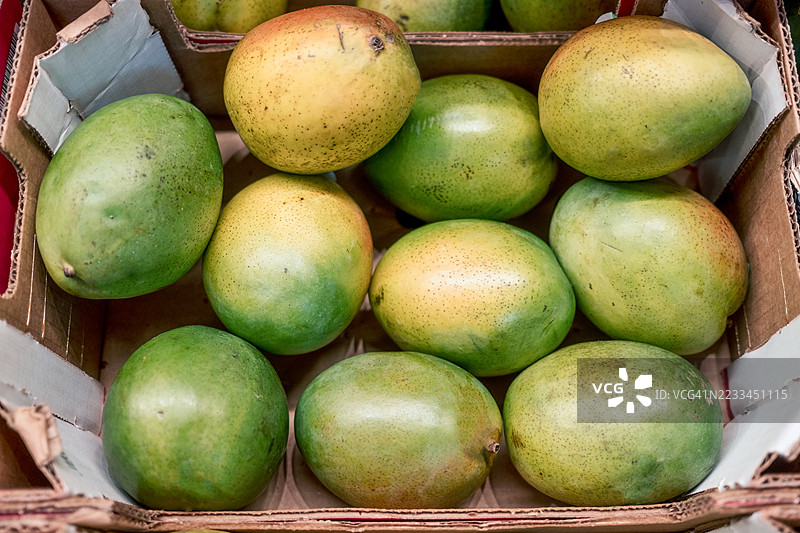 市场上出售的芒果图片素材