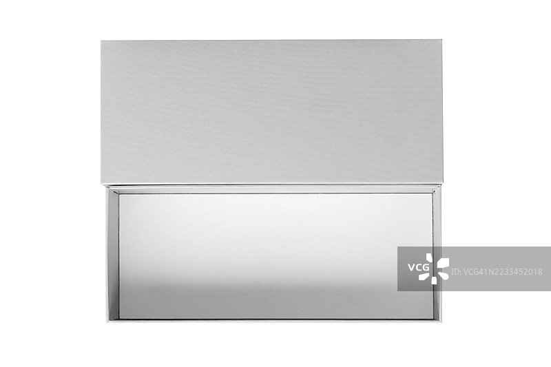 白色矩形纸板箱，背景独立展示图片素材