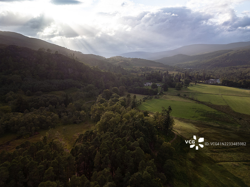 阿赫纳卡里，苏格兰高地图片素材