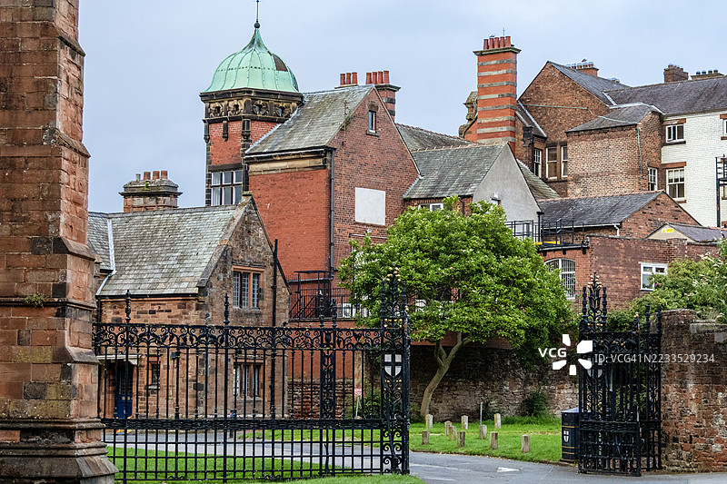 卡莱尔大教堂区建筑，英国图片素材