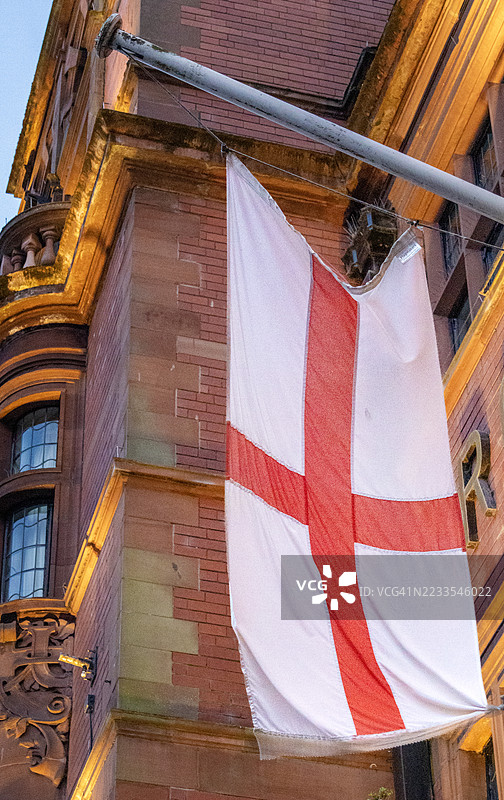 英格兰国旗，卡莱尔，英国图片素材