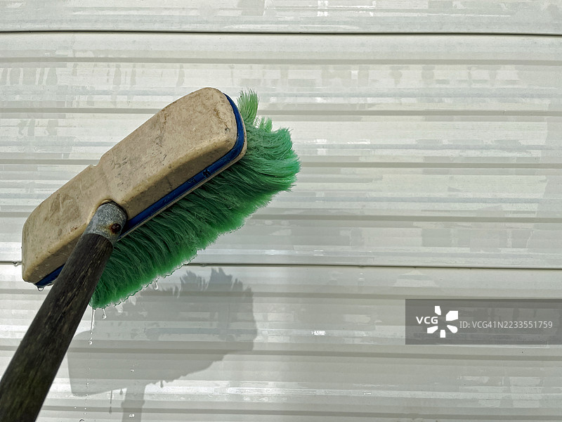 刷洗乙烯基外墙图片素材