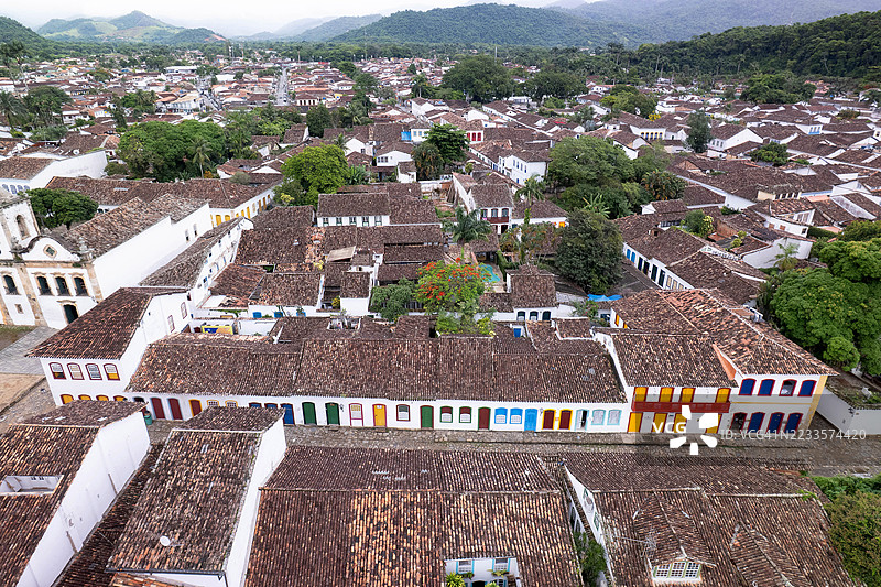 巴西里约热内卢的帕拉提鸟瞰图图片素材