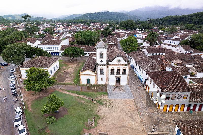 巴西里约热内卢的帕拉提鸟瞰图图片素材