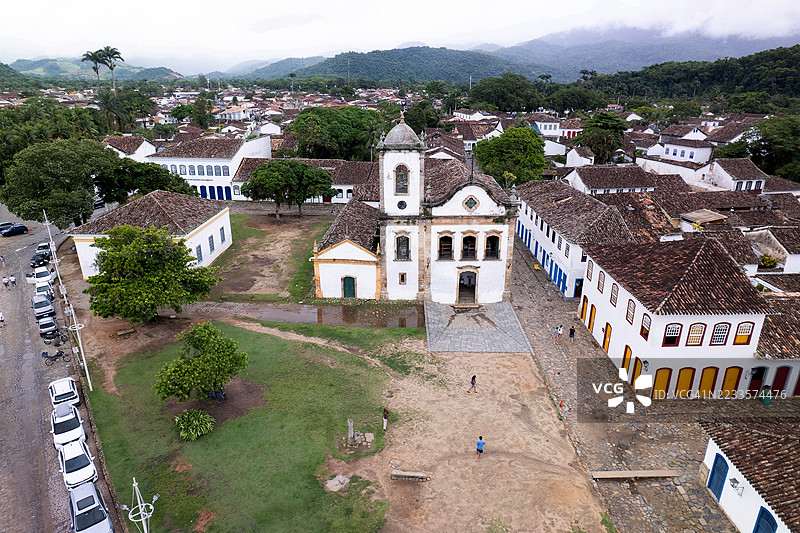 巴西里约热内卢的帕拉提鸟瞰图图片素材