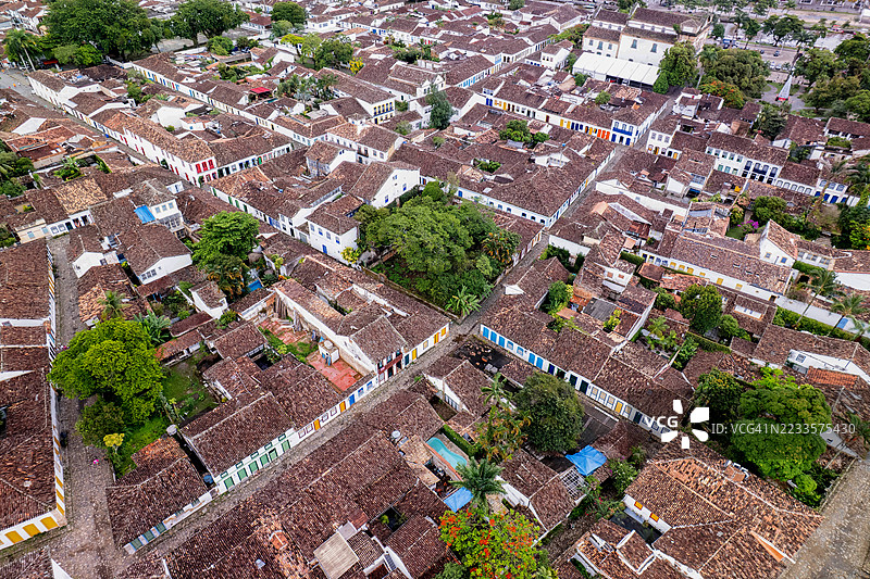 巴西里约热内卢的帕拉提鸟瞰图图片素材