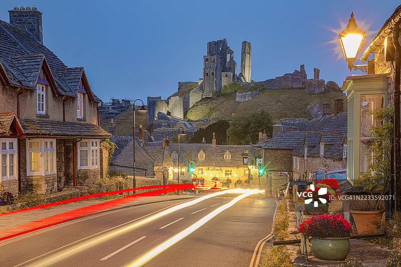 科夫城堡，德文郡，英国图片素材