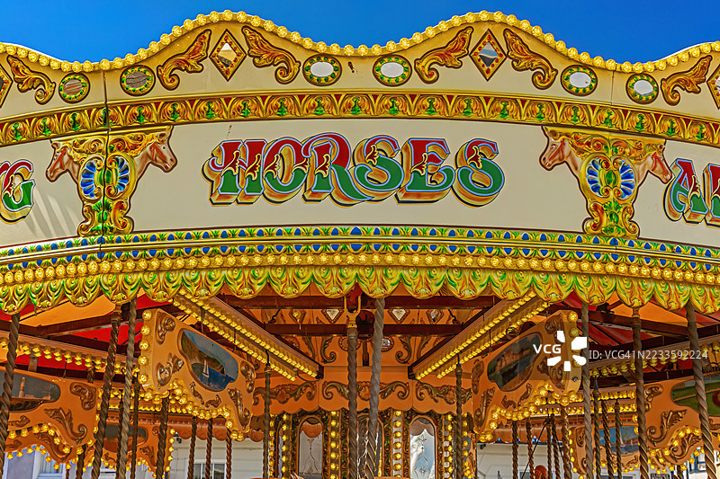 韦茅斯海滩，德文郡，英国图片素材