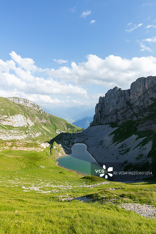 奥地利蒂罗尔，阿亨湖图片素材