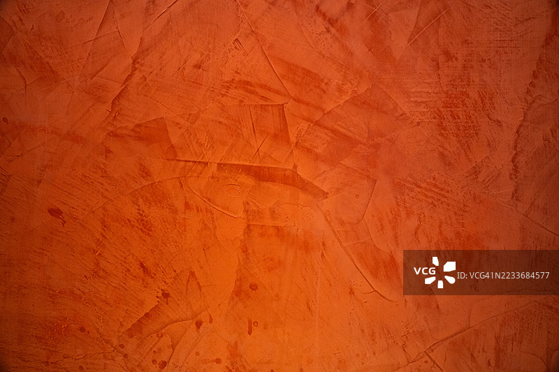 橙色油漆水泥墙背景图片素材