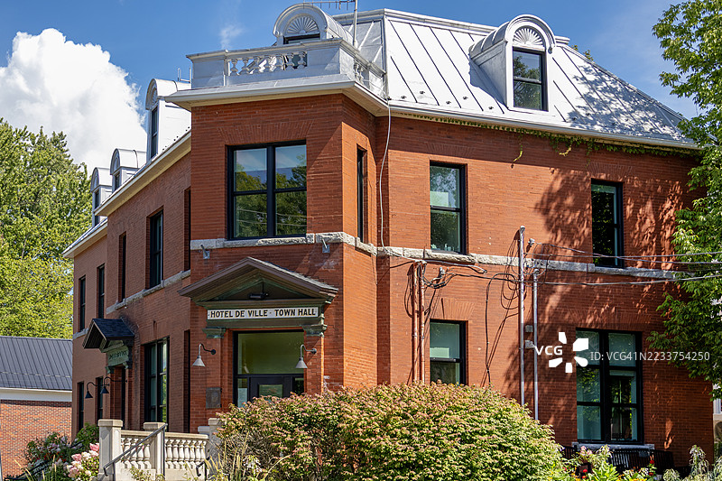加拿大诺尔顿的布罗姆湖市政厅图片素材