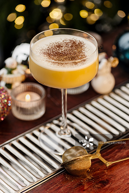 圣诞鸡尾酒图片素材