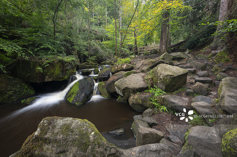 位于南约克郡谢菲尔德附近的威明布鲁克自然保护区图片素材