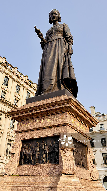 弗洛伦斯·南丁格尔雕像 - 滑铁卢广场图片素材