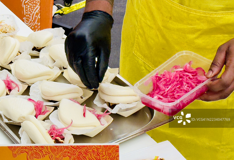 组装巴哈马牛尾包子图片素材