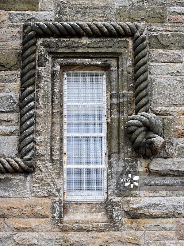 苏格兰斯特灵的国家华莱士纪念碑。图片素材