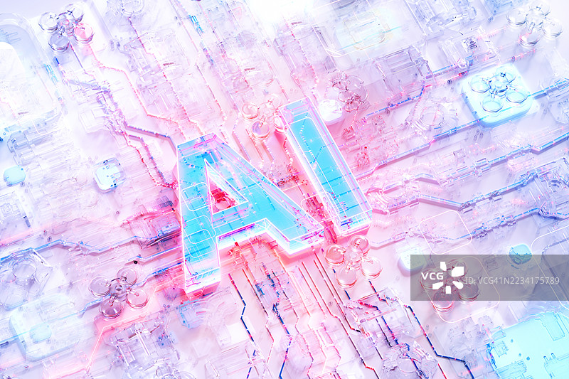 人工智能微芯片图片素材