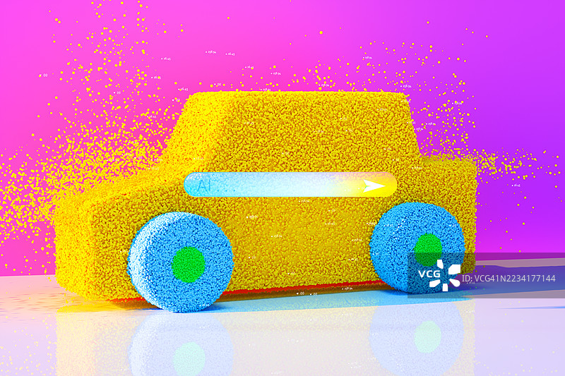 由提示生成的AI汽车图片素材