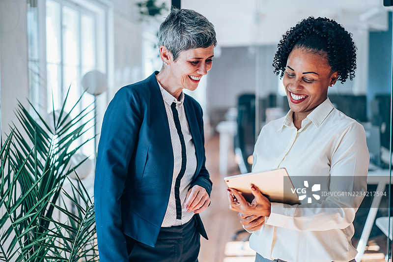 办公室里的商务人士。图片素材