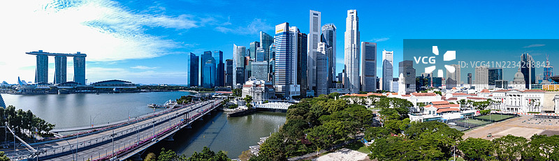新加坡，滨海湾图片素材