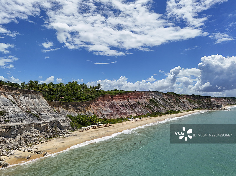 巴伊亚州特朗科索的巴拉河海滩图片素材
