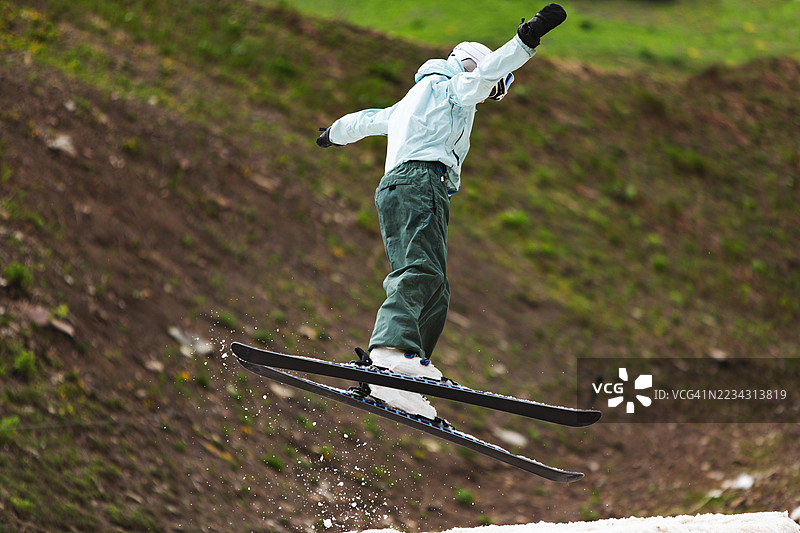 跳台滑雪图片素材