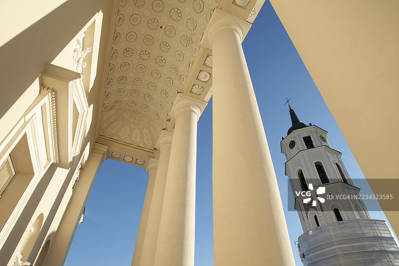 立陶宛 - 维尔纽斯大教堂大殿图片素材