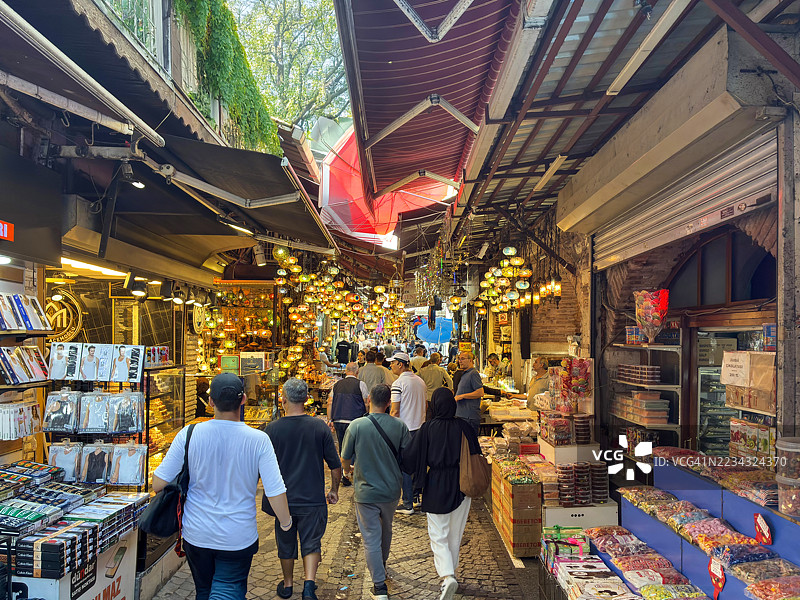 埃米农努，香料市场，伊斯坦布尔图片素材
