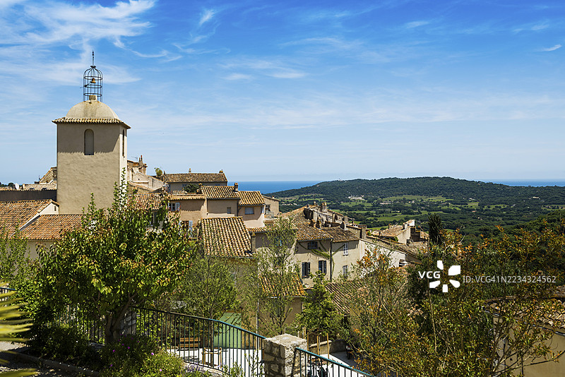 拉马图埃尔,圣特罗佩,瓦尔,法国里维埃拉,普罗旺斯-阿尔卑斯-蓝色海岸,蓝色海岸,法国图片素材