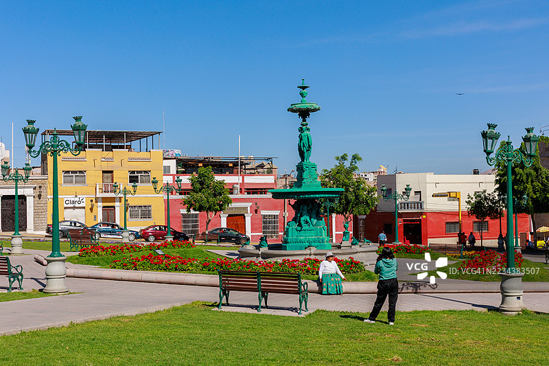 秘鲁莫克瓜主广场图片素材