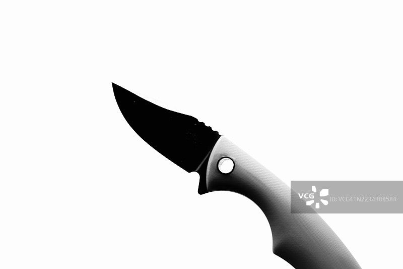 猎刀的剪影图片素材