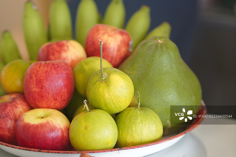 橘子 甜橙 苹果 柚子 和 香蕉图片素材