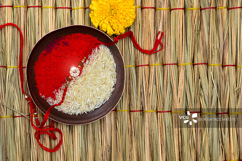 印度传统节日拉克沙班丹背景图片素材