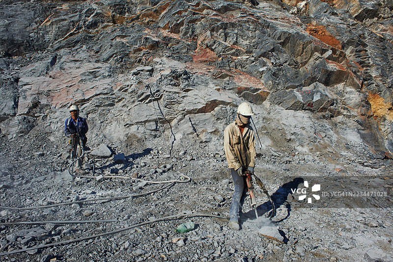 山区高速公路的建设图片素材
