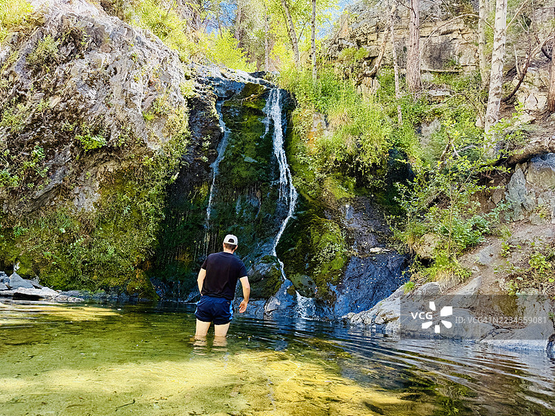 库珀峡谷瀑布图片素材