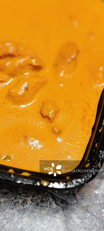 黄油鸡，孟加拉印度菜，酥油、黄油和香料图片素材