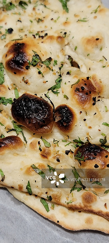蒜姜烤饼印度孟加拉美食图片素材