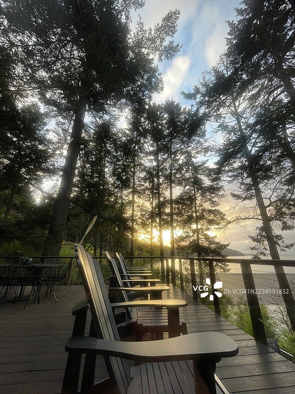 萨利什海，圣胡安岛，华盛顿州图片素材